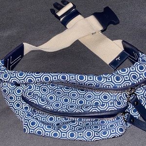 Authentic Tory Burch blue waist bag